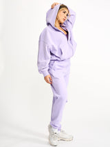 Thumbnail 4 of Full Zip Cloud Hoodie - Frosted Purple, 4 of 5