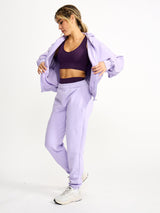 Thumbnail 3 of Full Zip Cloud Hoodie - Frosted Purple, 3 of 5