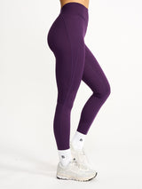 Thumbnail 2 of Everyday Airbrush Pocket Legging - Eggplant Purple, 2 of 6