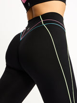 Thumbnail 1 of Everyday Airbrush Pocket Legging - Black Multi, 1 of 6