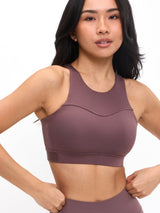 Thumbnail 5 of Wicked Sports Bra - Mocha Berry, 5 of 7