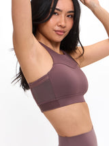 Thumbnail 6 of Wicked Sports Bra - Mocha Berry, 6 of 7