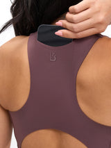 Thumbnail 1 of Wicked Sports Bra - Mocha Berry, 1 of 7