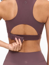 Thumbnail 7 of Wicked Sports Bra - Mocha Berry, 7 of 7