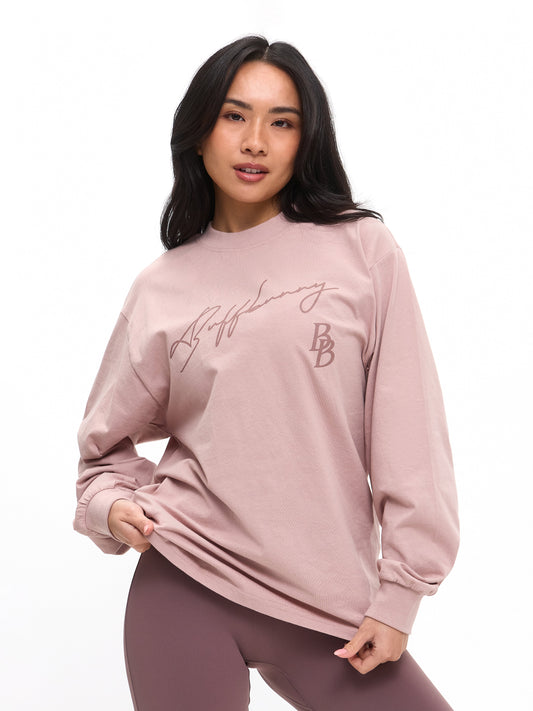 BB Long Sleeve Tee - Berry Ice