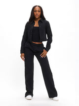 Snap Side Pant - Onyx Black