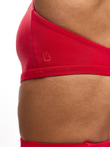 Thumbnail 2 of Spicy Sports Bra - Red Hot Patent, 2 of 5