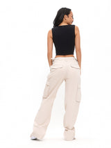 Thumbnail 2 of Butter Square Neck Crop - Onyx Black, 2 of 4