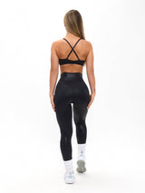 Thumbnail 2 of Spicy Sports Bra - Black Patent, 2 of 5