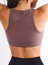 Thumbnail 2 of Twisted Curve Sports Bra - Mocha Berry, 2 of 5