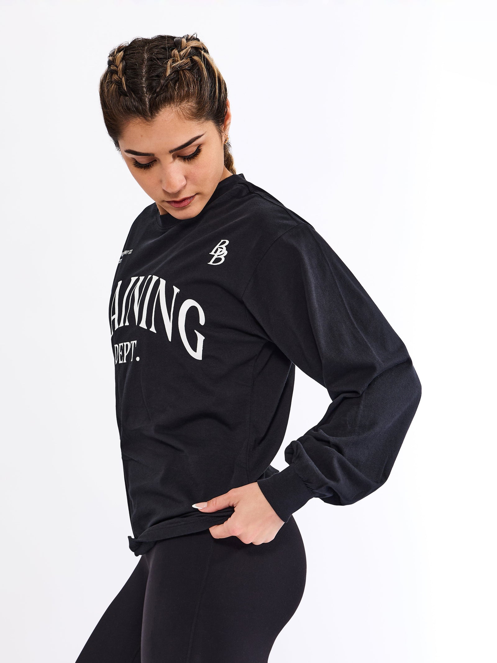 Training Long Sleeve Tee - Onyx Black