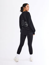 Thumbnail 5 of Selfie Long Sleeve Graphic Tee - Black, 5 of 6