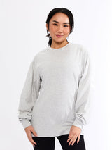 Thumbnail 1 of Break Long Sleeve Tee - Heather Grey, 1 of 5