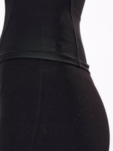 Thumbnail 7 of Halo Long Sleeve Hip Tee - Onyx Black, 7 of 7