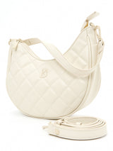 Thumbnail 4 of Quilted Crossbody Bag - Bone, 4 of 9