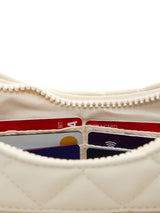 Thumbnail 9 of Quilted Crossbody Bag - Bone, 9 of 9