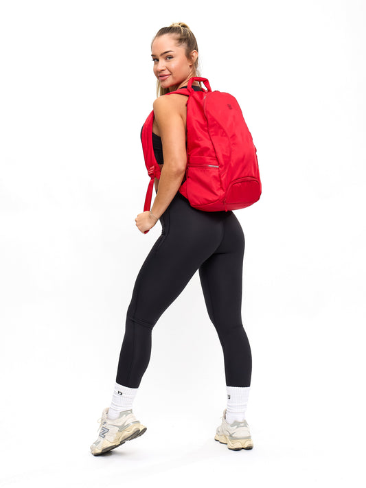 Game Changer Backpack - Lipstick Red