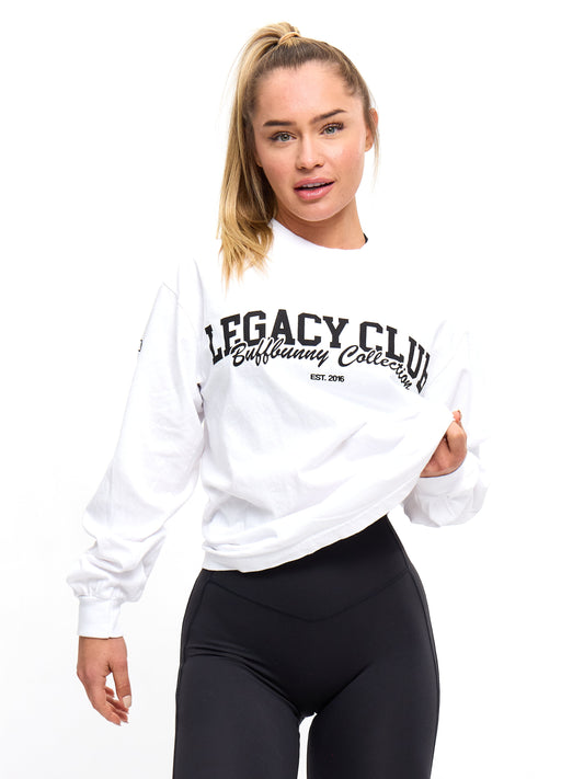 Legacy Long Sleeve Tee - White