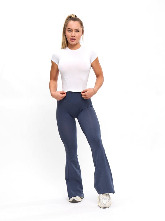 Seamless Flare Legging - Barista Blue