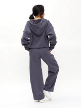 Thumbnail 5 of Plush Fleece Zip Hoodie - Blue Steel, 5 of 5
