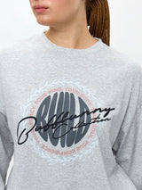 Thumbnail 2 of Build Long Sleeve Tee - Heather Grey, 2 of 3