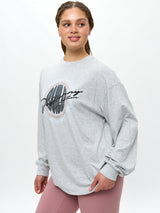 Thumbnail 3 of Build Long Sleeve Tee - Heather Grey, 3 of 3