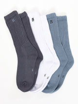 Thumbnail 1 of 3 Pack Scrunch Socks - Multi Sterling, 1 of 7