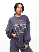 Thumbnail 6 of Lifting Club Long Sleeve Tee - Blue Steel, 6 of 7