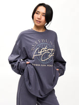 Thumbnail 2 of Lifting Club Long Sleeve Tee - Blue Steel, 2 of 4