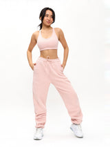 Thumbnail 1 of Plush Fleece Jogger - Strawberry Milk, 1 of 8