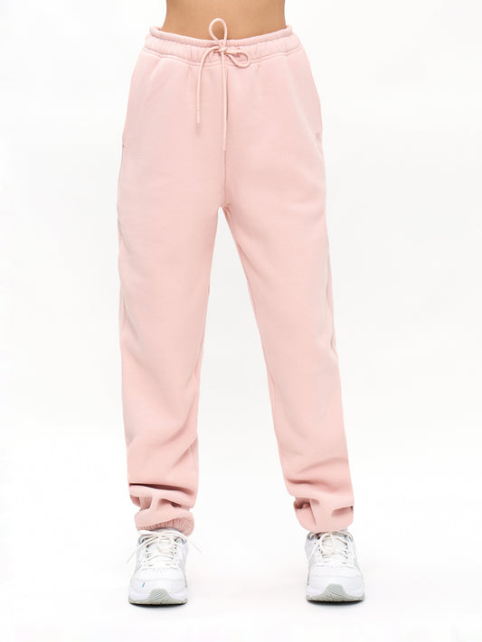 Plush Fleece Jogger - Strawberry Milk