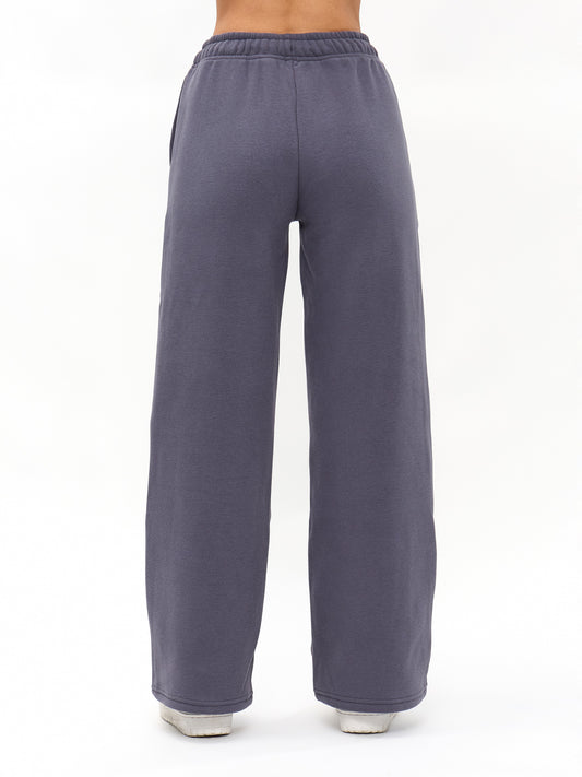 Plush Fleece Straight Leg Sweat Pant - Blue Steel