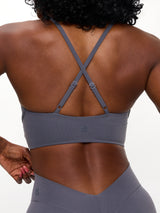 Thumbnail 3 of Poshknit Sports Bra - Blue Steel, 3 of 5