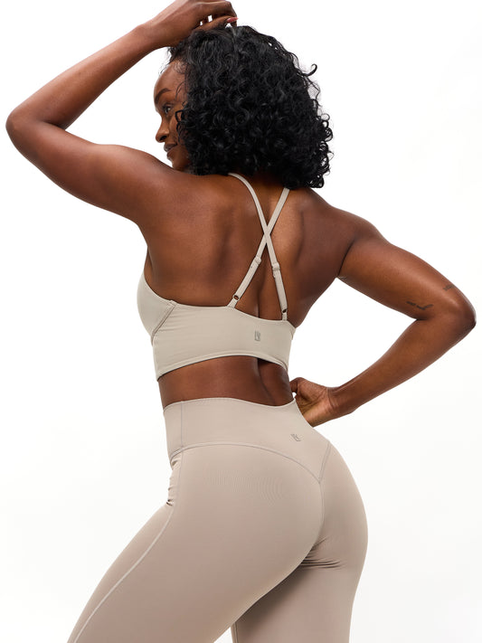 Poshknit Sports Bra - Neutral