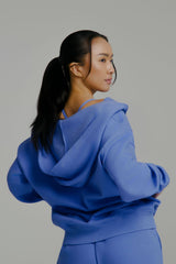 Thumbnail 1 of Threads Zip Hoodie - Azul, 1 of 4