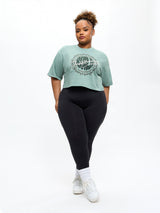 Thumbnail 1 of Build Crop Tee - Arctic Moss, 1 of 4