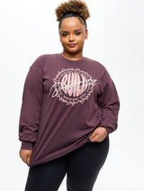 Thumbnail 1 of Build Long Sleeve Tee - Smoked Cherry, 1 of 4
