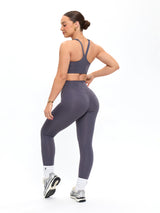 Thumbnail 2 of Every Day Airbrush Legging - Blue Steel, 2 of 6