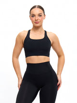Thumbnail 1 of Every Day Airbrush Sports Bra - Onyx Black, 1 of 5