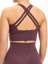 Thumbnail 7 of Rosa Sports Bra - Smoked Cherry, 7 of 7