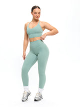 Thumbnail 2 of Poshknit V Scrunch Legging - Arctic Moss, 2 of 4
