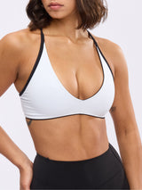 Thumbnail 11 of Girlfriend Reversible Sports Bra - Onyx Black and White, 11 of 11