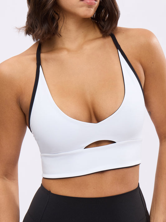 Reversible Nubre Crop - Onyx Black / White