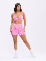 Thumbnail 8 of Girlfriend Reversible Sports Bra - Candy Crush / Pink Fashun Print, 8 of 8