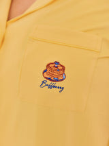 Thumbnail 3 of Pajama Shorts Set - Yellow, 3 of 5