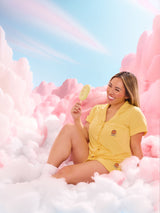 Thumbnail 5 of Pajama Shorts Set - Yellow, 5 of 5