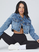 Thumbnail 2 of Desire Denim Jacket - Medium Wash, 2 of 21