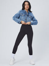 Thumbnail 7 of Desire Denim Jacket - Medium Wash, 7 of 21