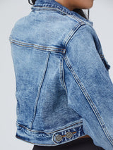 Thumbnail 8 of Desire Denim Jacket - Medium Wash, 8 of 21