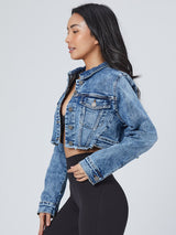 Thumbnail 16 of Desire Denim Jacket - Medium Wash, 16 of 21